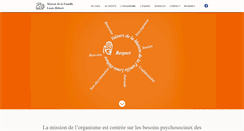 Desktop Screenshot of maisonfamillelouishebert.com